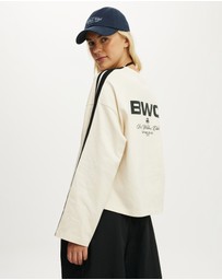 Cotton On Body Active - Long Sleeve Graphic Crew Tee