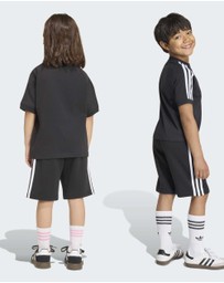 adidas Originals - 3 STRIPE SHORT TEE SET Kids