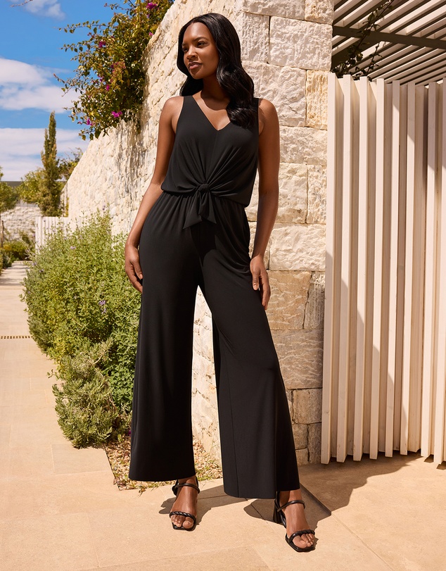 Miraclesuit Shapewear - Jesi Hidden Shapewear Wide Leg Jumpsuit