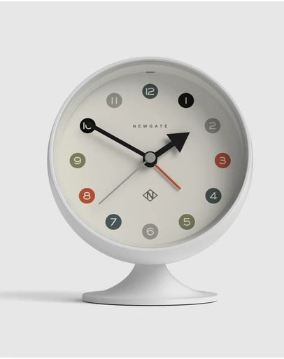 Newgate - Newgate Spheric Alarm Clock White