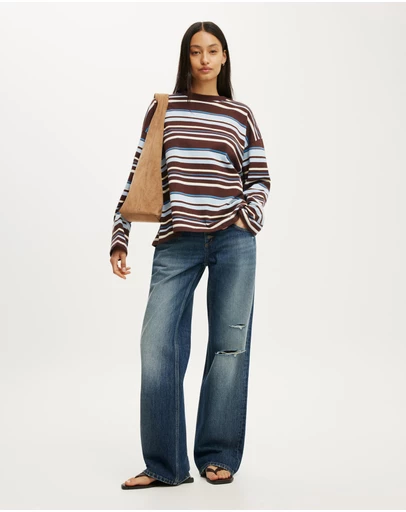 Cotton On - Boxy Long Sleeve Top