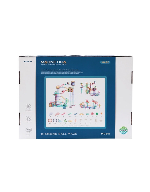 Magnetika - Diamond Ball Maze 140pcs