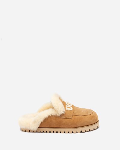 Ugg Priya Knit Logo Shearling Slipper