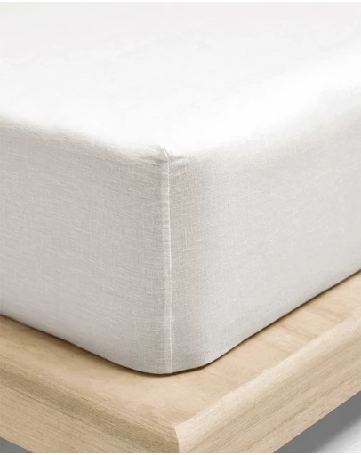 Aura Home - Emile Linen Fitted Sheet