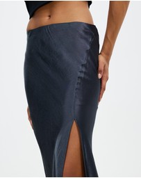 Third Form - Crush Bias Split Maxi Skirt