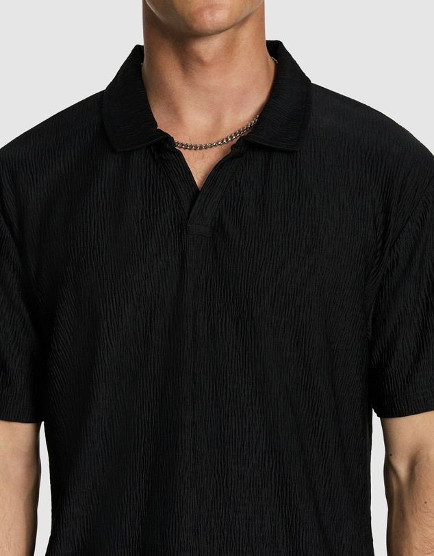 yd. - Diego Textured Polo Shirt