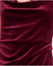 Pilgrim - Lauren Cowl Velvet Maxi Dress