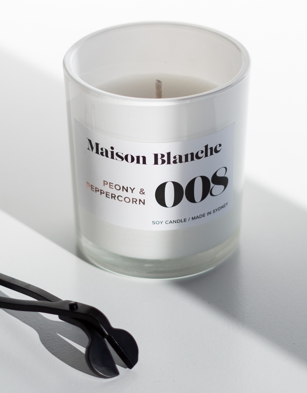 Maison Blanche - 008 Peony & Peppercorn - Large Candle