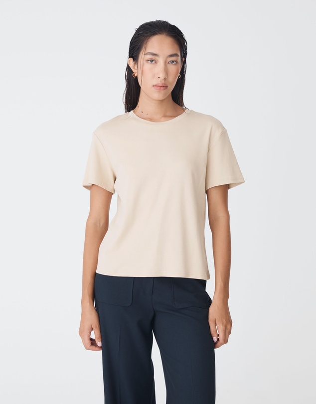 Forcast - May Relaxed Cotton T-shirt
