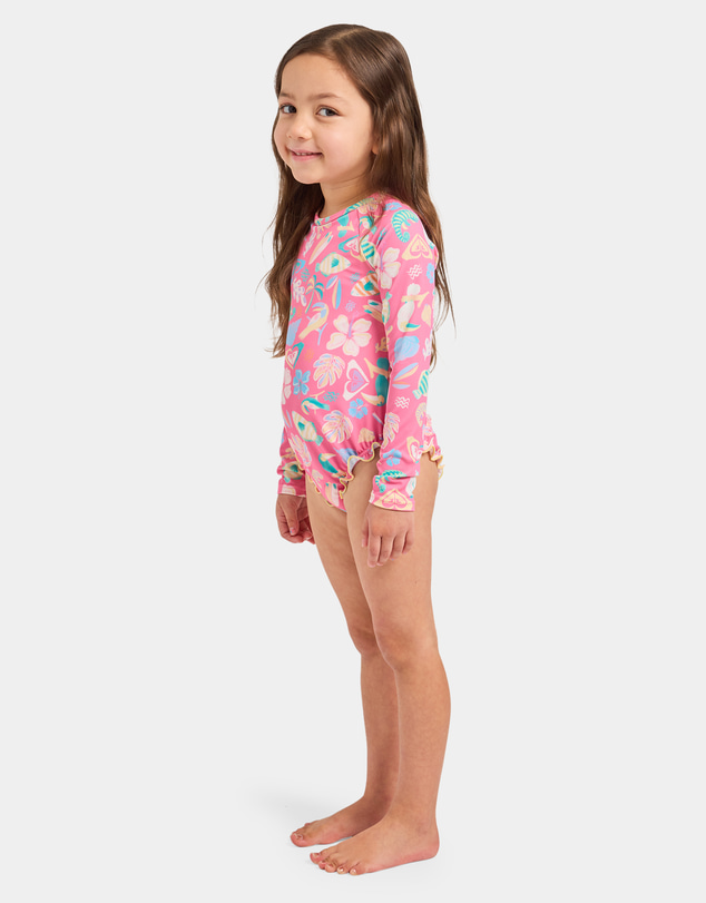 Roxy - Girls 2 to 7 Ocean Lover Rashguard