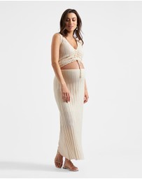 Ripe Maternity - Charli Rib Knit Skirt