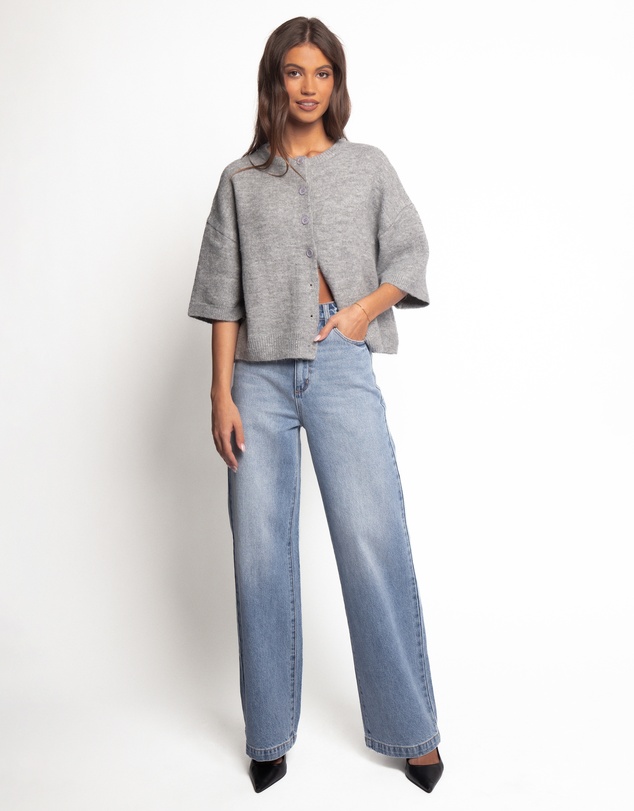 Petal & Pup - Lilith Knit Top - Grey