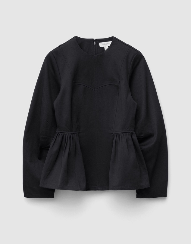 & Other Stories - Cotton Peplum Top