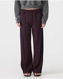 Bassike - Twill Stripe Detail Pants