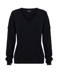 Oxford - Drew Cable V-Neck Knit