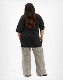 City Chic - Rodeo Oversized Cotton Tee