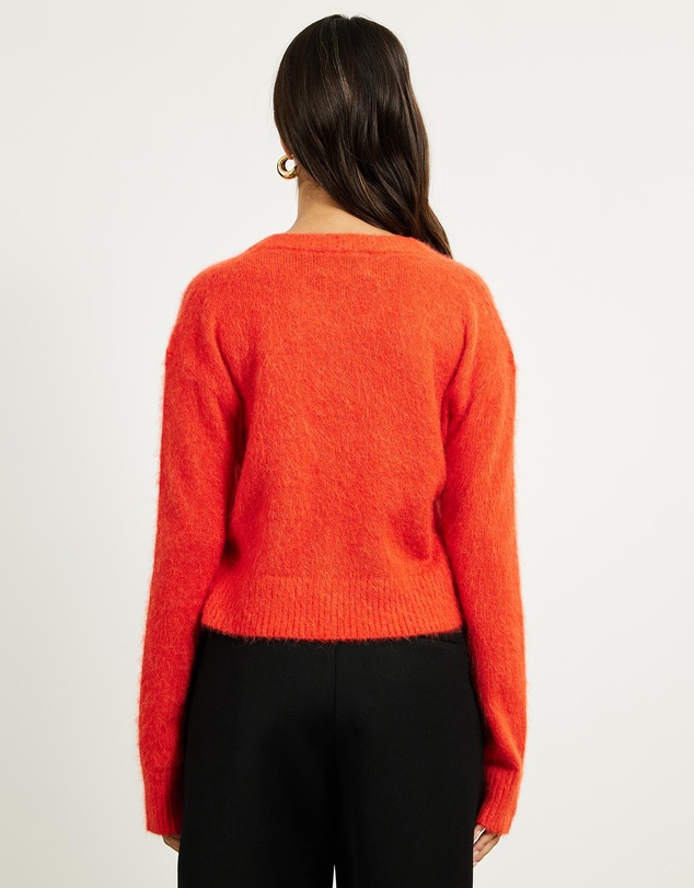 Minima Esenciales - Harriette Alpaca Wool Blend Cardigan
