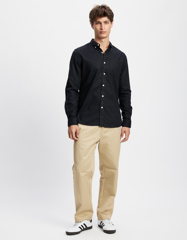 Staple Superior - Hamilton Linen Blend LS Shirt