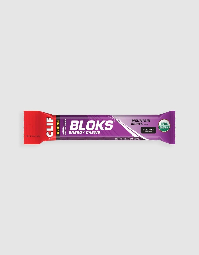 CLIF - Mountain Berry Bloks Energy Chews - 18x60g
