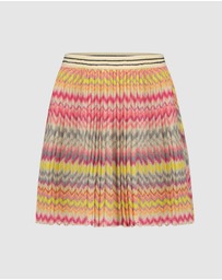 Like FLO - Fancy Pleated Zigzag Skirt - Kids-Teens
