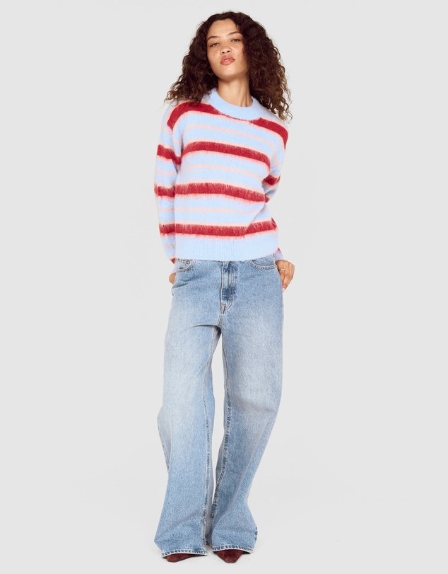 MINKPINK - Elka Stripe Knit Jumper