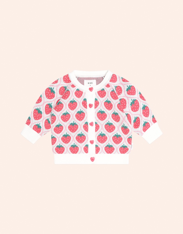 Huxbaby - Strawberry Fields Cardigan - Babies-Teens