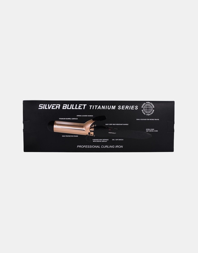 Silver Bullet - Silver Bullet Fastlane Titanium Curling Iron Rose Gold - 38mm