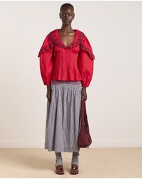 Damson Madder - Caroline LS Blouse