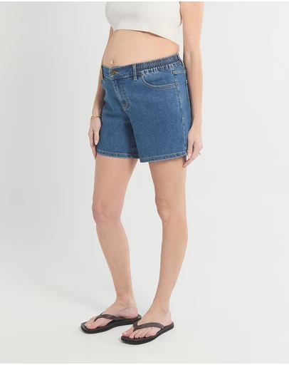 Soon Maternity - Relaxed Denim Shorts