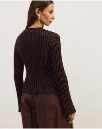Atmos&Here - Frankie Pleat Knit Top