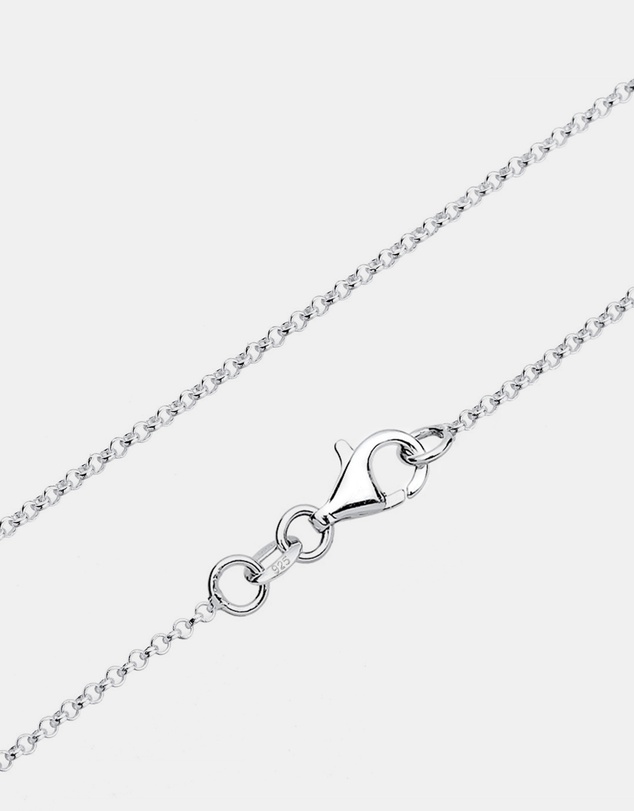 Kuzzoi - ICONIC EXCLUSIVE - Long Necklace with Anchor Pendant in Oxidised 925 Sterling Silver