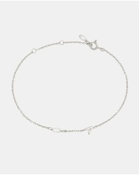 SAINT VALENTINE - Pearl Letter Bracelet - Silver