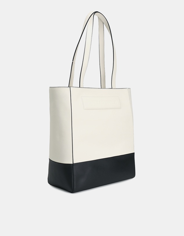 Karl Lagerfeld - Ikon K Leather Medium Tote Bag