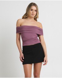 Alice In The Eve - Armani Cold Shoulder Top