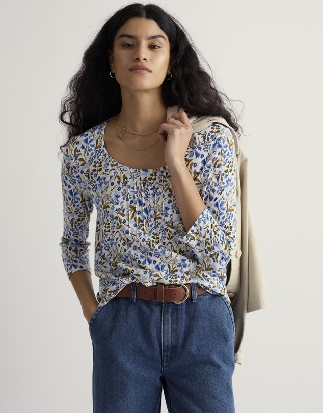 Seasalt - Seasalt Cornwall Blue Penhollow Top