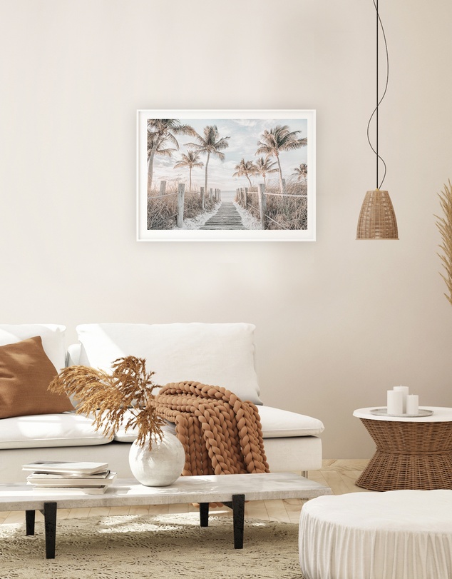 Olive et Oriel - Florida Keys No I Art Print