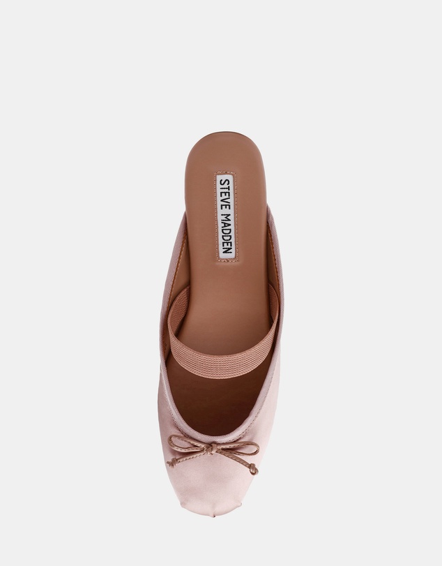 Steve Madden - Cutesy Blush Satin Flats