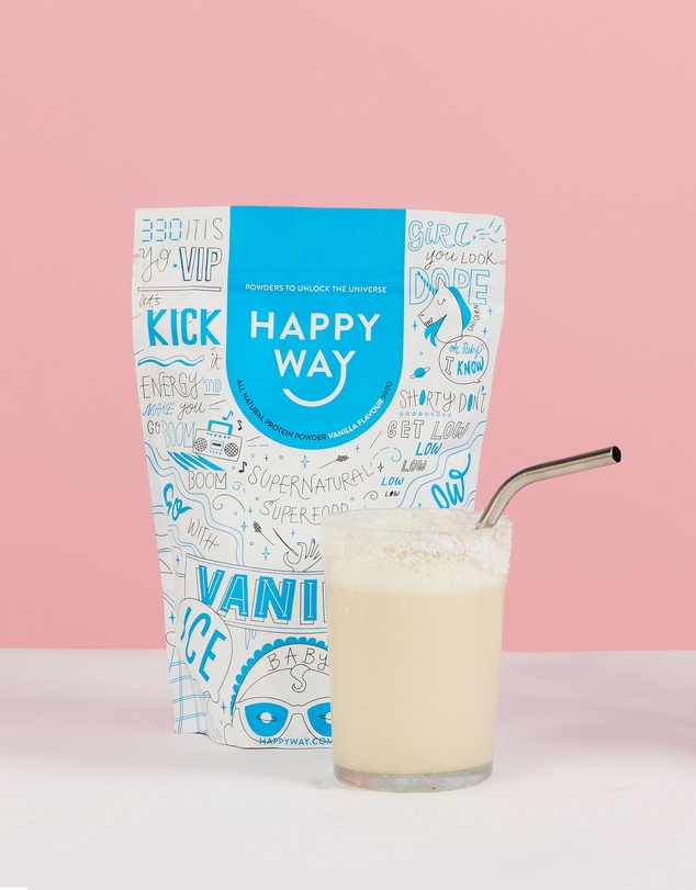 Happy Way - Vanilla Whey Protein Powder