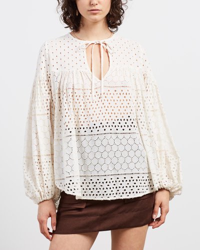 Vivienne Balloon Sleeve Blouse