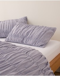 Sheet Society - Sofia Ruched Cotton Quilt Cover Set