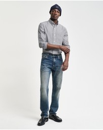 Gant - Regular Fit Striped Poplin Shirt