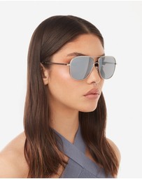 Hawkers Co - HAWKERS - Silver Chrome TEARDROP Sunglasses for Men and Women UV400