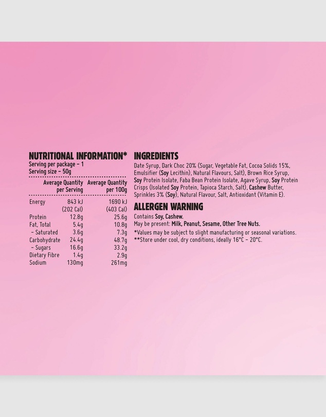 Macro Mike - Chocolate Birthday Cake Protein Indulgence Bar - 12x50g