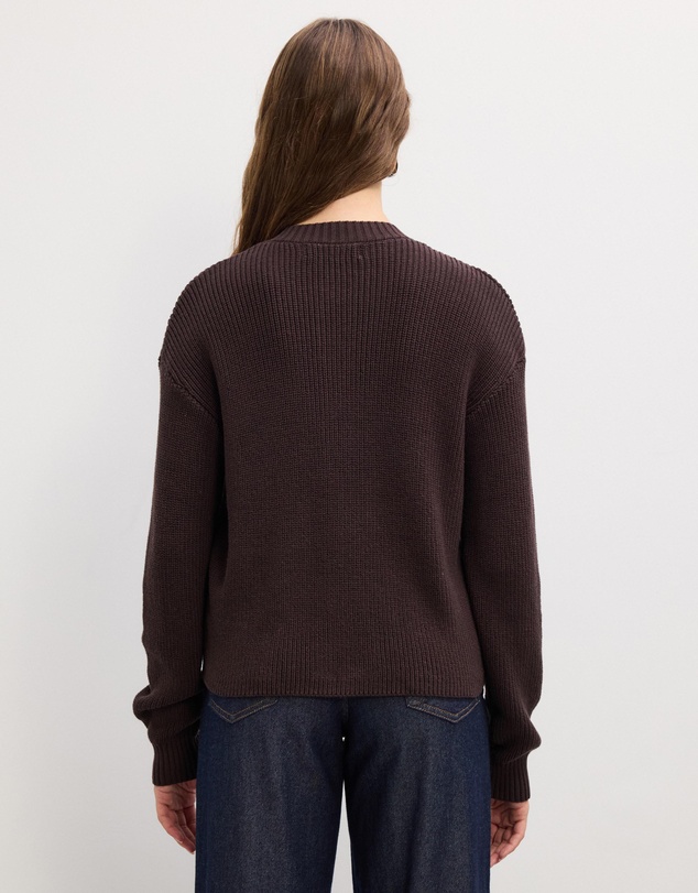 The Fated - Maia Round Neck Knit Cardigan
