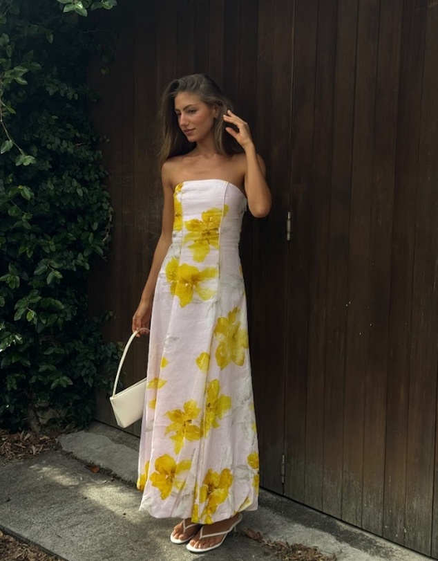 KIVARI - Francine Strapless Maxi Dress