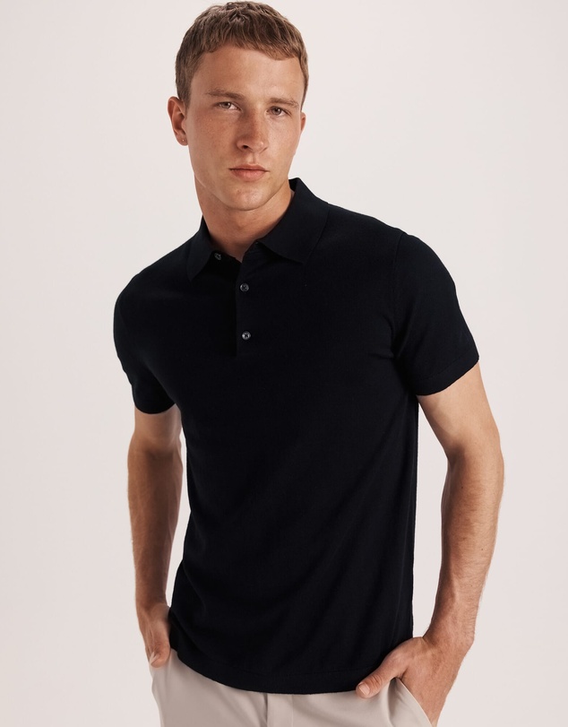 SABA - Miramar Cotton Wool Knit Polo