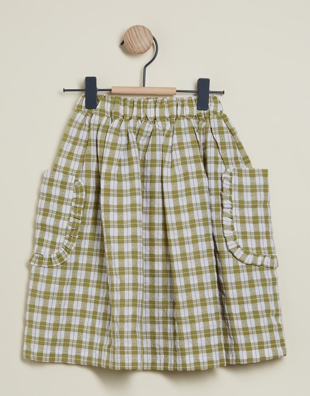 KAJA Clothing - Grid Pocket Astrid Skirt - Kids