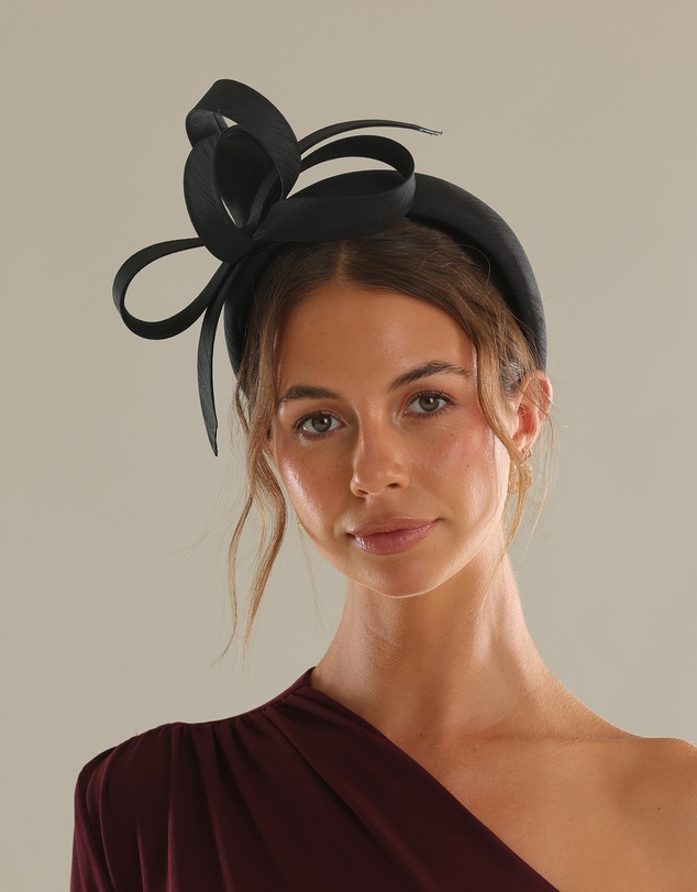 Morgan & Taylor - Mel Fascinator in Black