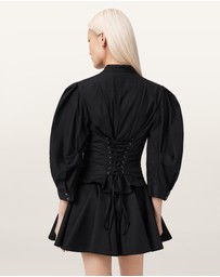 AllSaints - Maud Lace Up Shirt