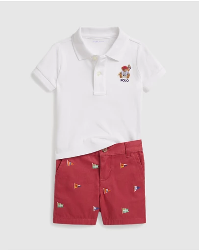 Polo Ralph Lauren - Knit Short Set Outfit Set - Babies